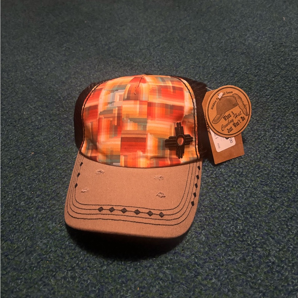 Colorful Geometric Ball Cap